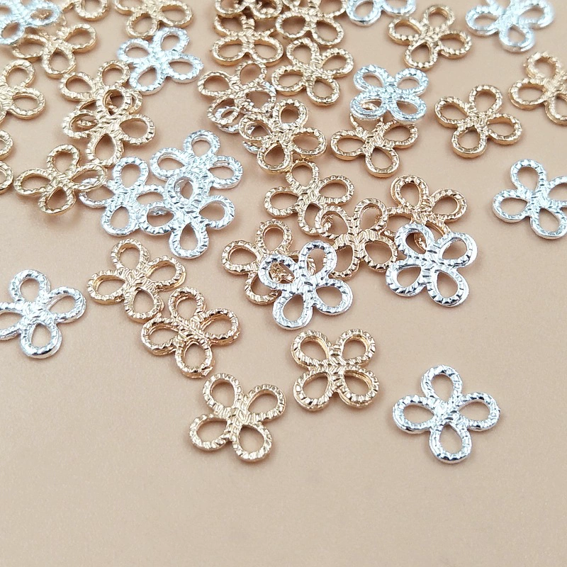 DIY ювелирные аксессуары сплав четырехлистный клевер кисточка кулон антикварная шпилька дворец шаг встряхнуть материал ручной работы 1137