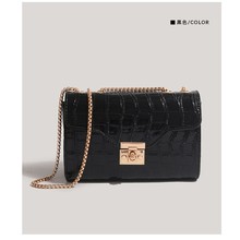 2025夏季新款韩版方扣链条小包包女时尚休闲单肩包休闲复古斜挎包