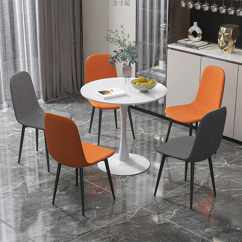 Silla de comedor doméstica anti-gato agarra ligera de lujo simple negociación silla de oficina silla de respaldo silla de comedor fábrica de taburetes al por mayor