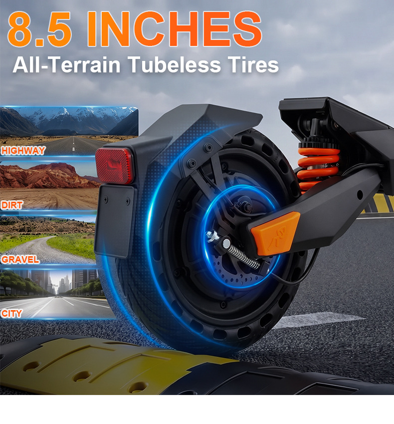 Exclusive cross-border supply of HEZZO folding electric scooter with 350W power, a two-wheeled scooter for adult commuting