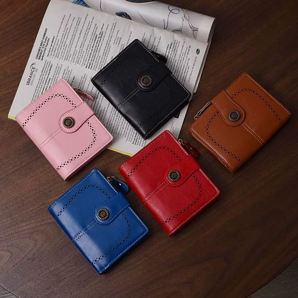 Multi-Card Slot Coin Purse, Multi-Functional Women's Wallet, High-End Women's Wallet, Short Style Integrated Wallet, Korean Style Wallet for Women