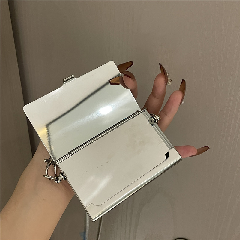 Card Case Metal Case Business Card Trend Personality Coin Purse Titanium Steel Clothing Accessories display picture 5