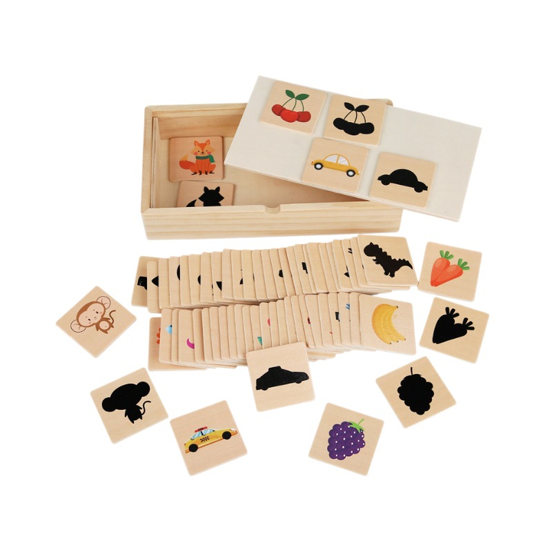 Tiktok mismo estilo de madera ovejas y ovejas tarjeta de juego de escritorio xiaoxiaole descompresión padre-hijo pequeño juego interactivo de juguete