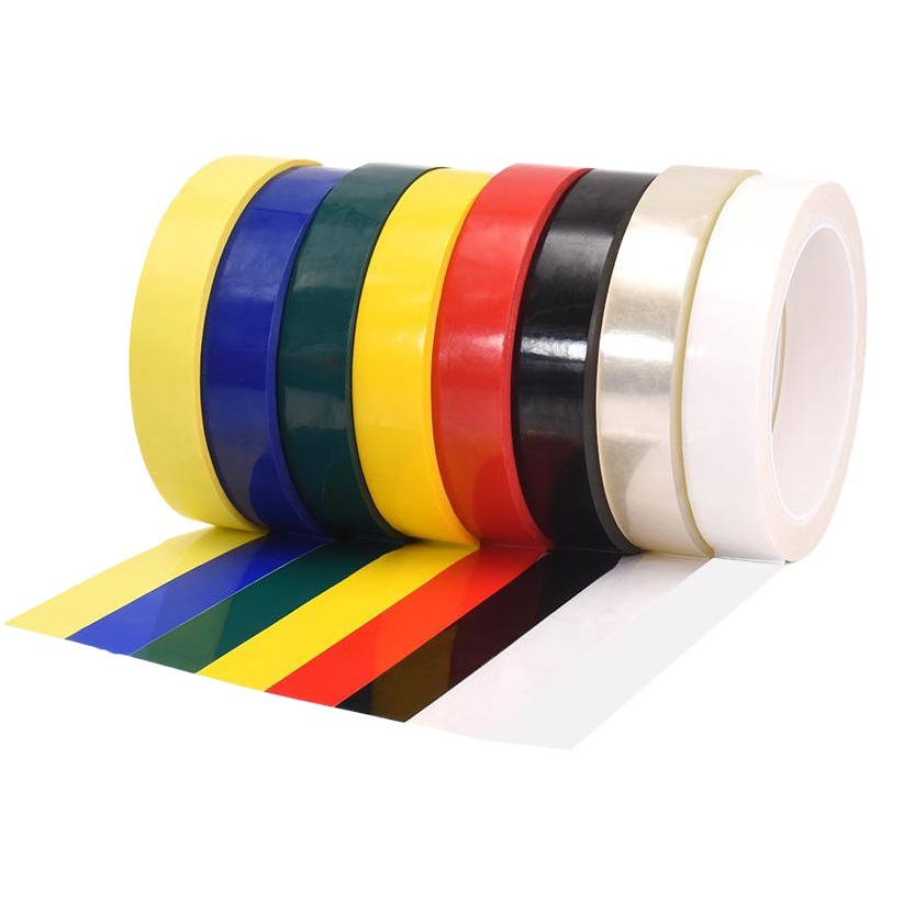 Cinta de posicionamiento 5S 6s línea de marcado de escritorio color rojo amarillo azul verde pizarra negra tabla distinción etiqueta pegamento de posicionamiento