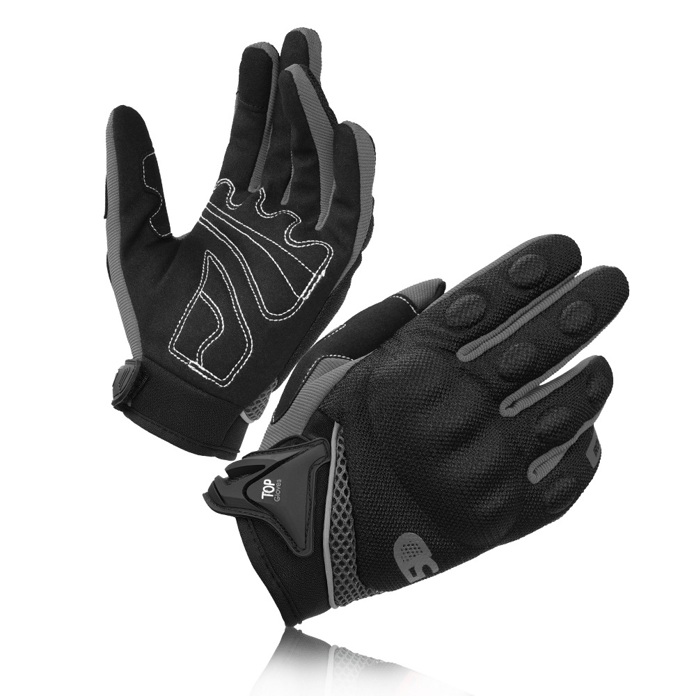 Guantes de motocicleta a prueba de caídas y transpirables, locomotoras de carreras de ciclismo de cuatro estaciones, guantes de pantalla táctil antideslizantes resistentes al desgaste, hombres para llevar