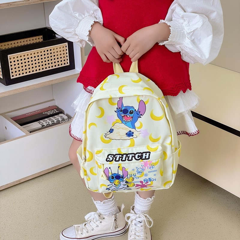 Nuevo bolso para niños Stitzi transfronterizo, jardín de infantes, escuela primaria, mochila ligera impermeable de gran capacidad de dibujos animados para hombres y mujeres