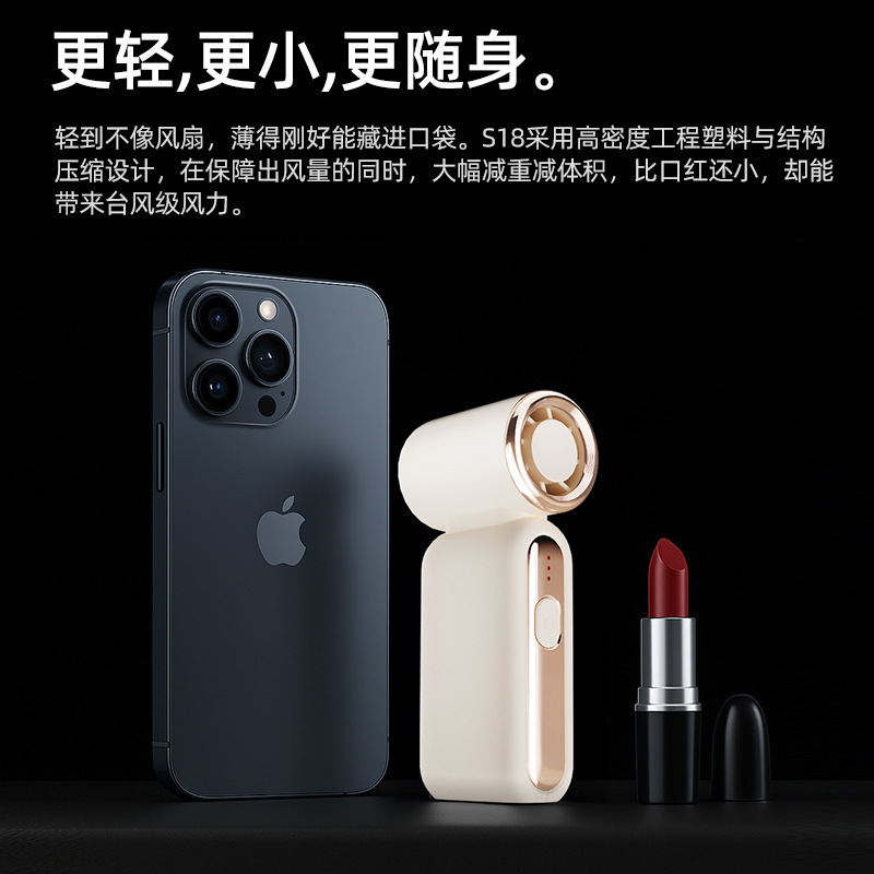 超高速暴力风扇涡轮手持风扇户外降温大风力迷你便携式小风扇跨境|undefined