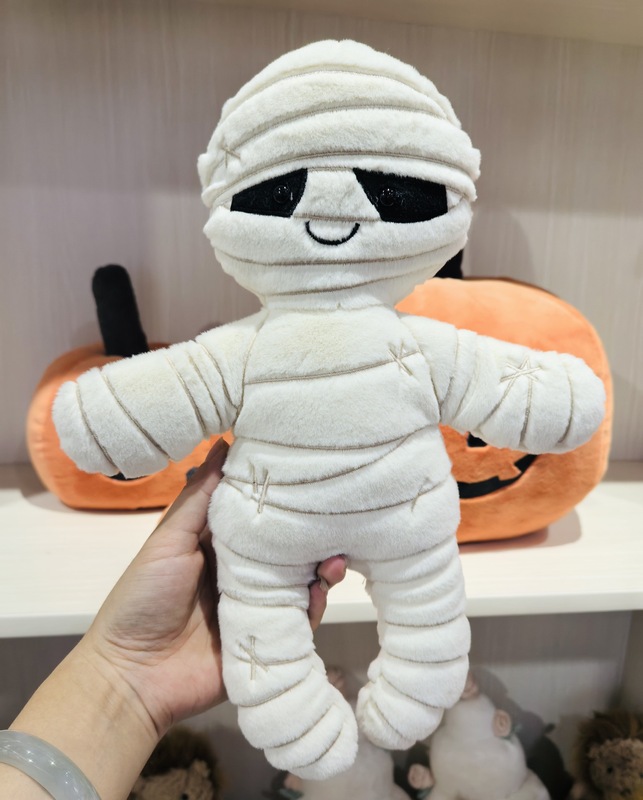 新製品 ハロウィンシリーズ ミイラ ブラックボブ ぬいぐるみ 装飾用 癒し系おもちゃ|undefined
