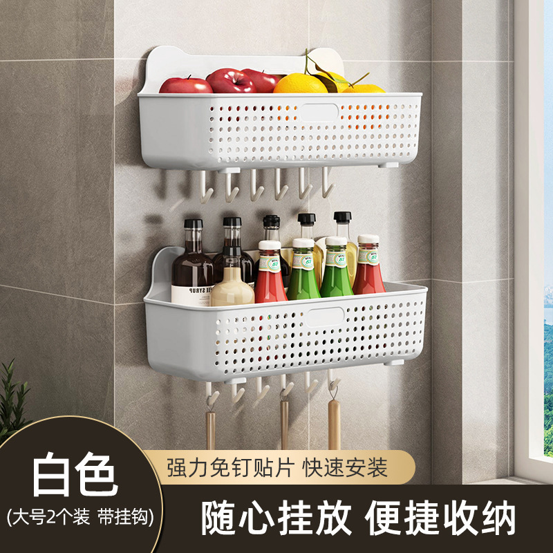 姜蒜收纳盒神器挂墙壁挂式厨房生姜大蒜筐收纳篮调料置物架|undefined
