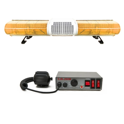 High-power LED roof warning light strobe light 1.2m 1003H strobe light + horn + siren CJB200W