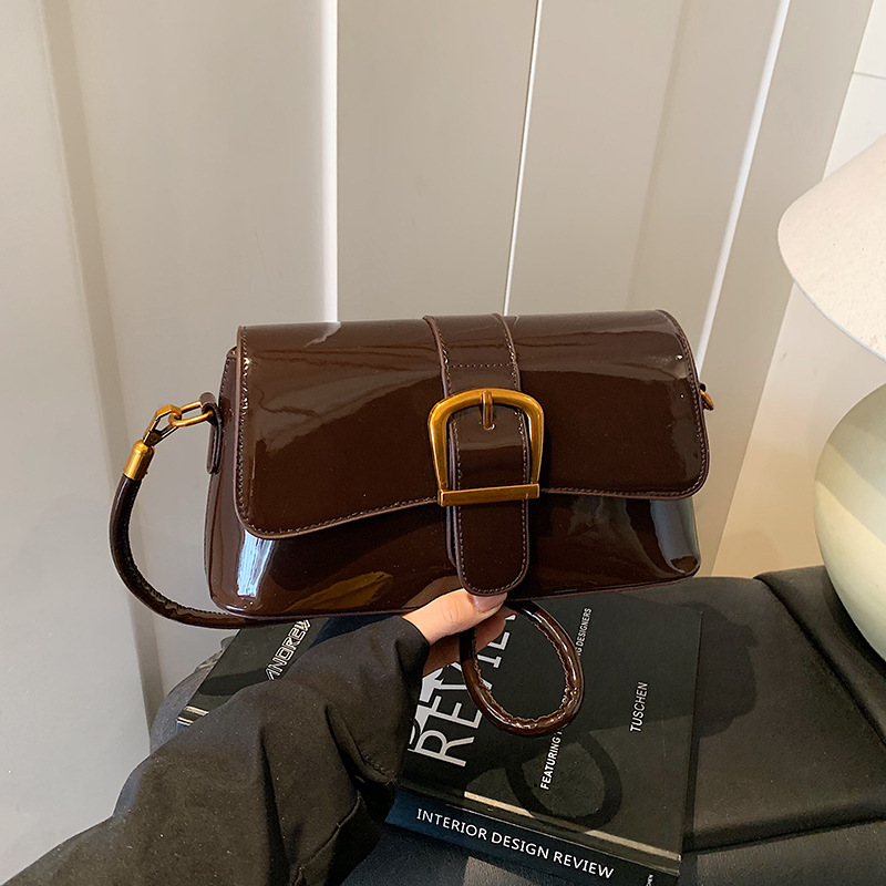 Cross-border 2026 nuevo estilo simple sensación cotidiana retro bolso de brazo ligero lujoso de moda versátil bolso de hombro image 12