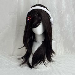 【日系女性主】有村架純かつら女性高レベル日系長直髪かつらセット自然全頭セット式
