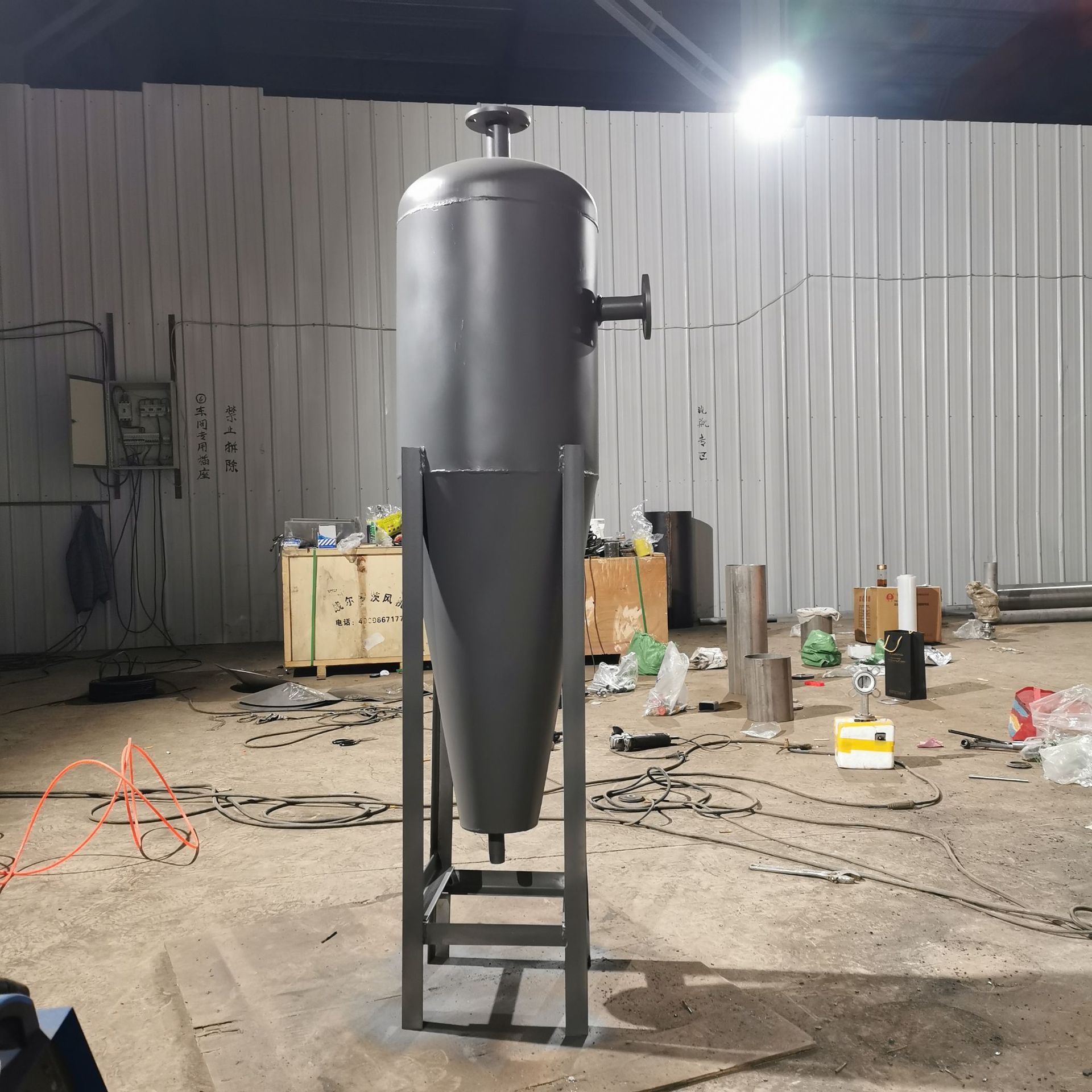 琪源 沼气设备 汽水分离机 Q35碳钢沼气脱硫罐特点