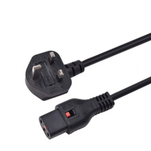 大英規英標三插品字尾電源線自有廠家BS認證純銅三芯電飯鍋連接線