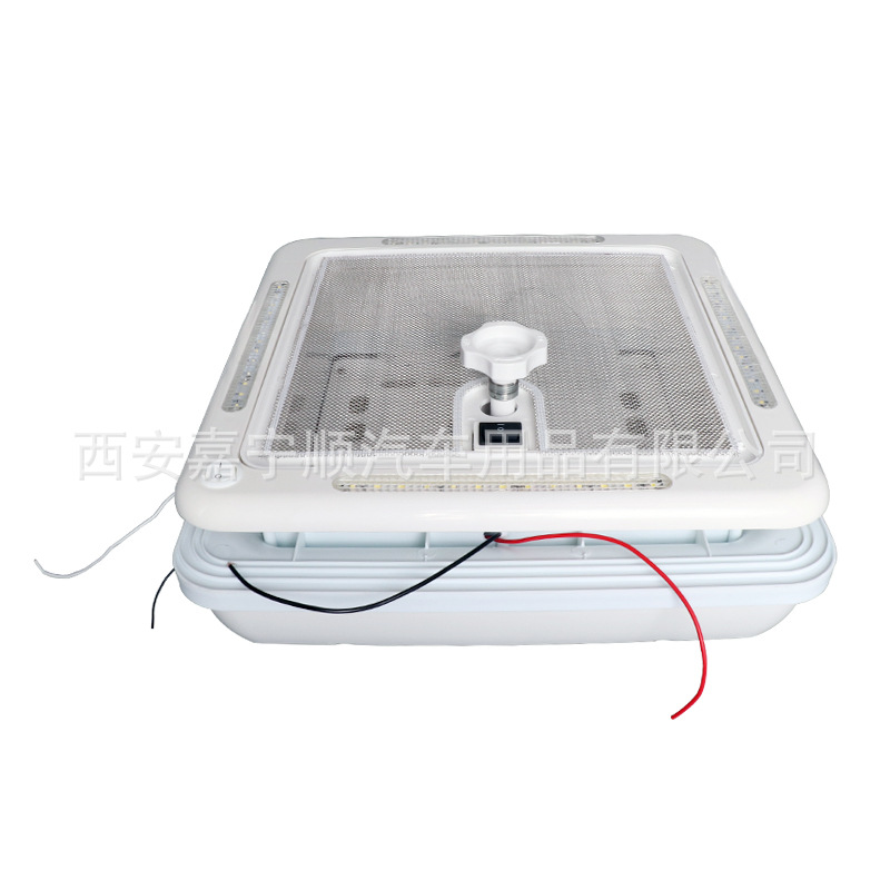 Rv ventilador 12V ventilador de escape de baño blanco techo de dos vías de escape ventilador de escape