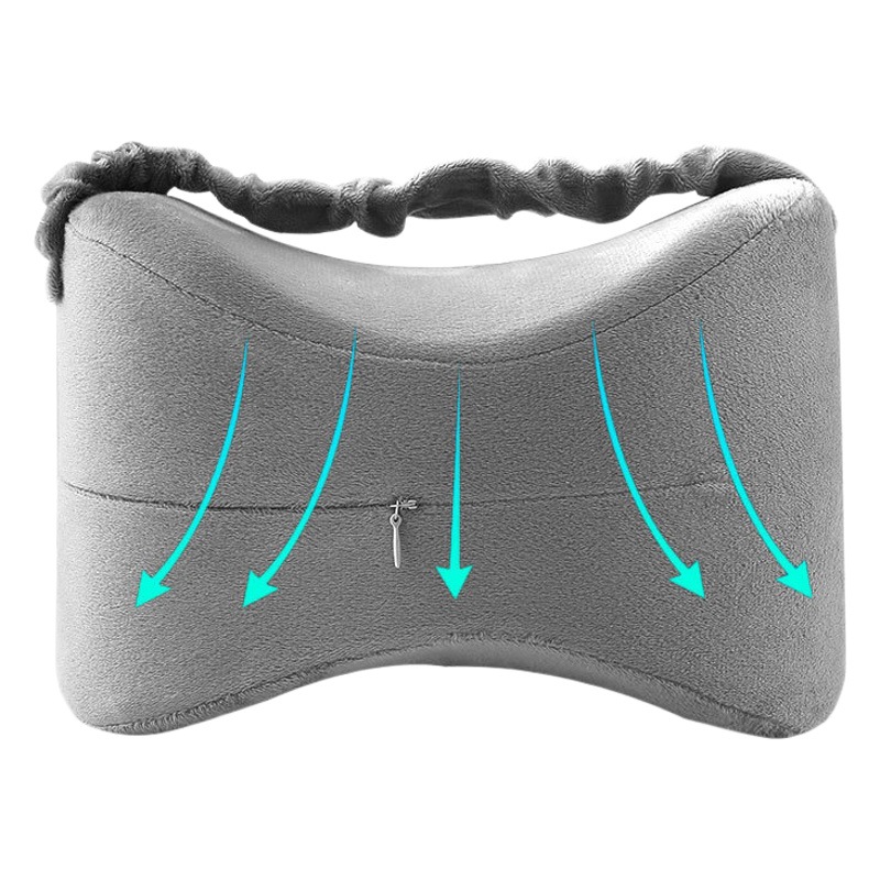 Almohada de espuma viscoelástica para piernas y rodillas