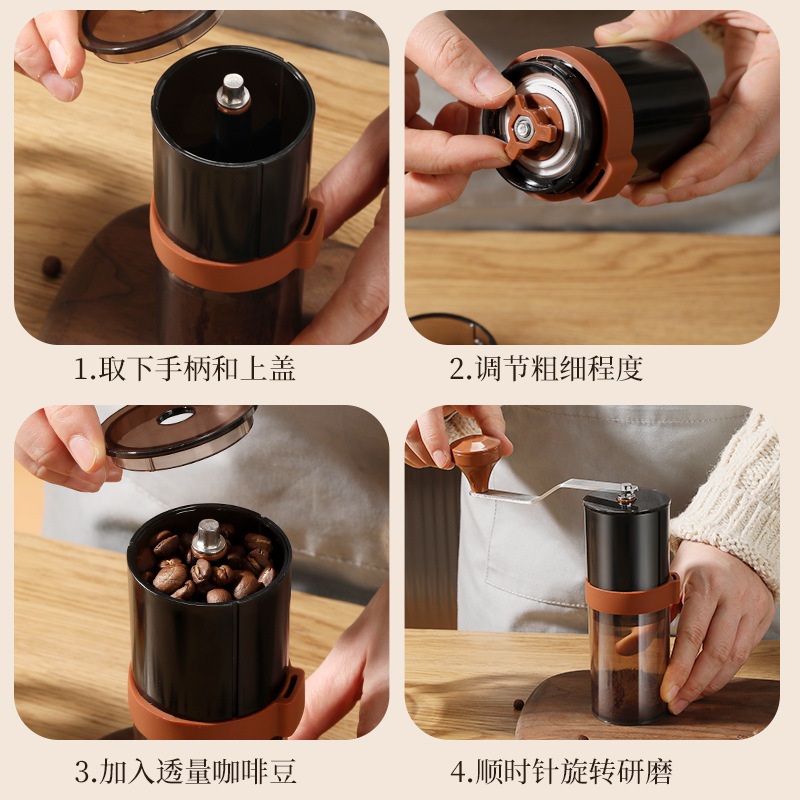 ハンドグラインダーコーヒーマシン業務用ハンドブリューエスプレッソグラインダー家庭用ポータブルコーヒーグラインダーハンドグラインダー電動|undefined