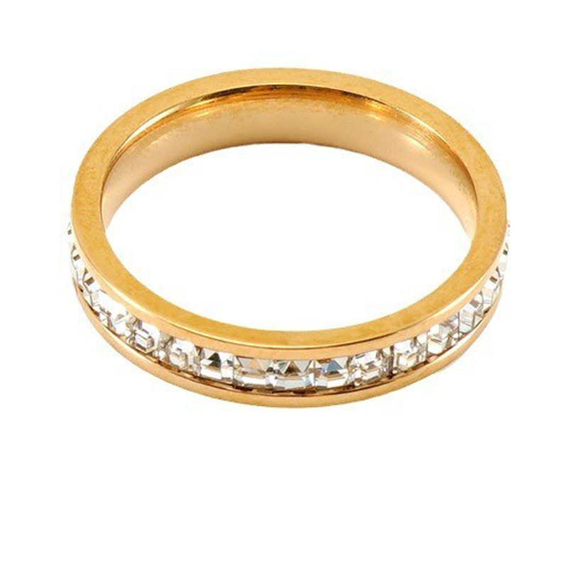 Anillo de Acero Inoxidable Nuevo Modelo 2025 para Mujer, Sin Decoloración, Estilo Nicho, Anillo de Joyería con Incrustaciones de Circonita con Diseño de Cielo Estrellado