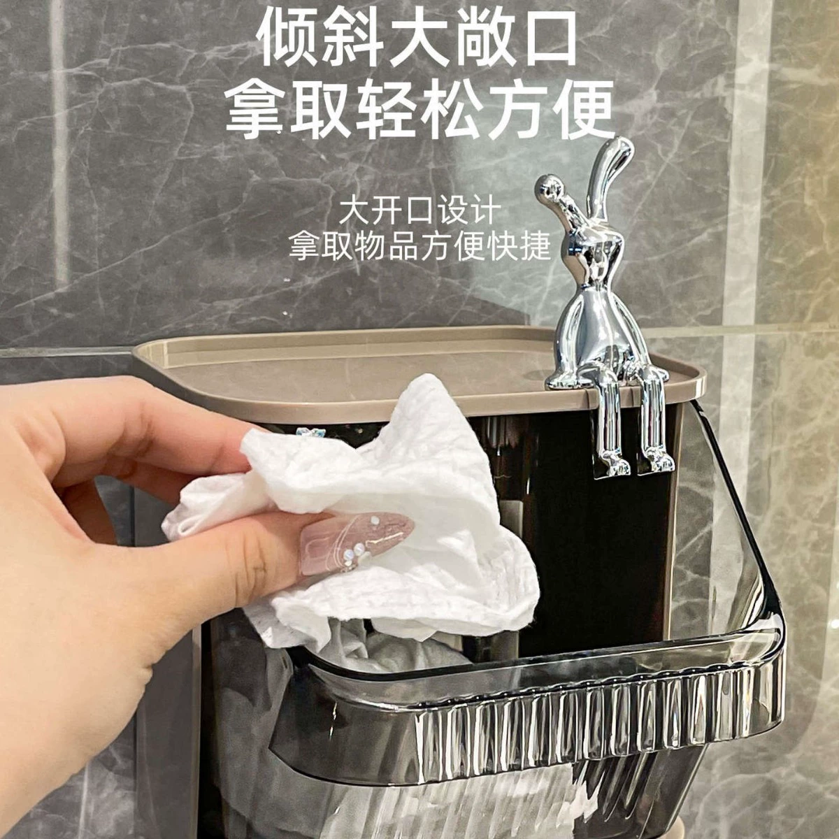 Увеличенный туалет, унитаз, умывальник, мягкое хлопковое полотенце для умывания, косметический умывальник, коробка для хранения, настенный держатель для ванной