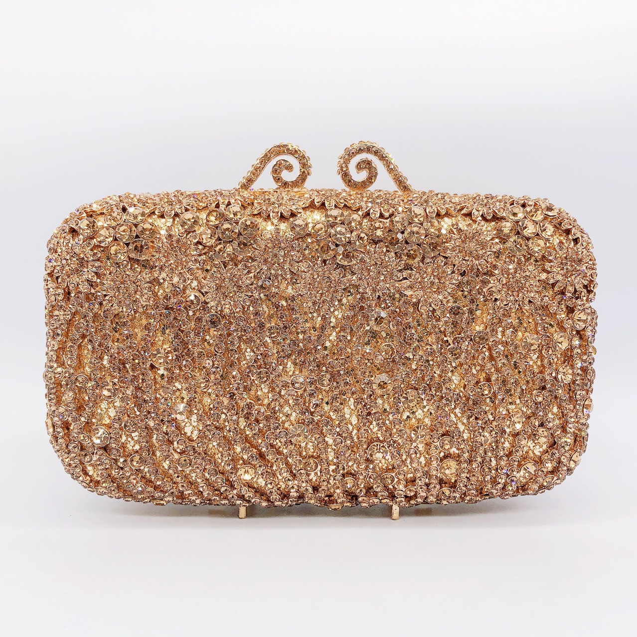 Túi clutch dạ tiệc nạm kim cương xách tay đính đá lấp lánh — 44 chi tiết 10