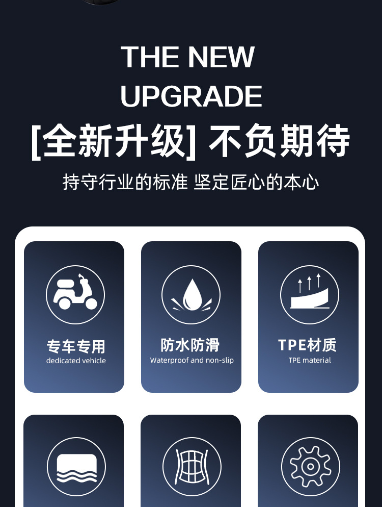 Suitable for Xiaodao/Xingchi/Puff/Koni/Badao/Mao Yan/Xdao All N Series Electric Vehicles Tpe Foot Mats
