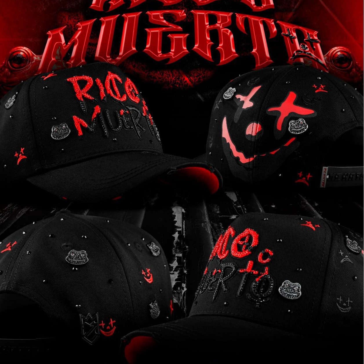 2025 explosión spot DANDY moda hip-hop tendencia gorra gorra de béisbol ajustable comercio exterior transfronterizo al por mayor