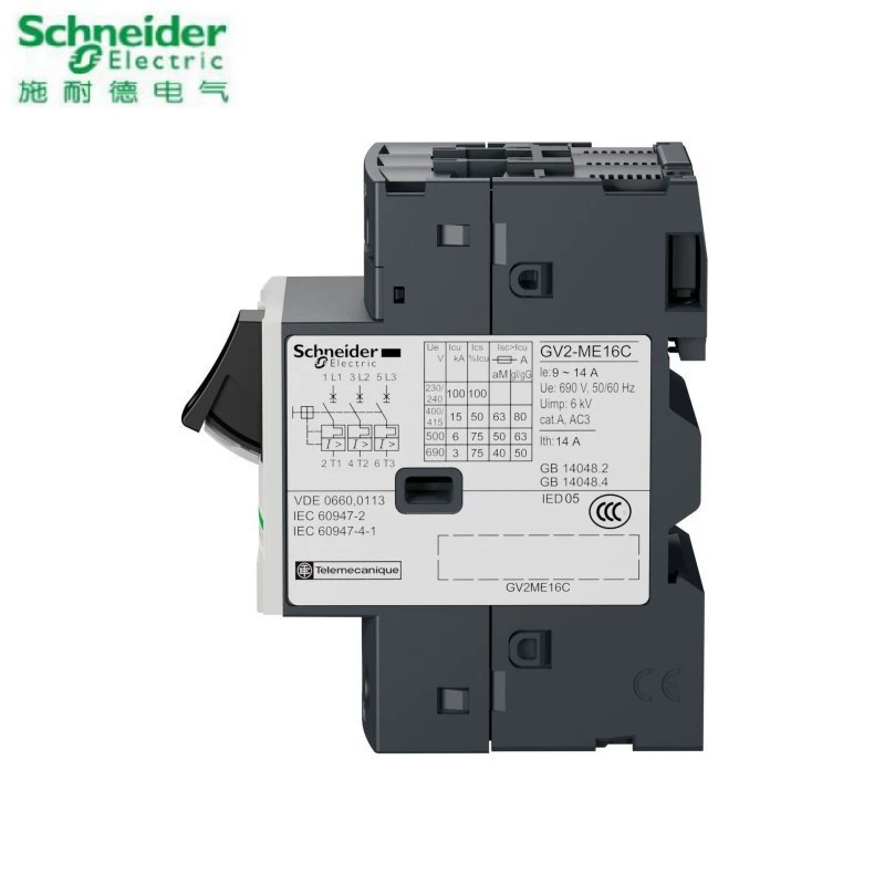 Оригинальный тепловой магнит Schneider GV2ME01C тепловорот защитный автомат 0.1-0.16 А