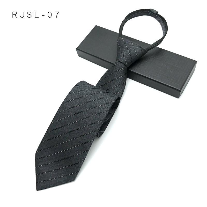 다크 그레이 라인 도트 RJSL-07 (지퍼 스타일)