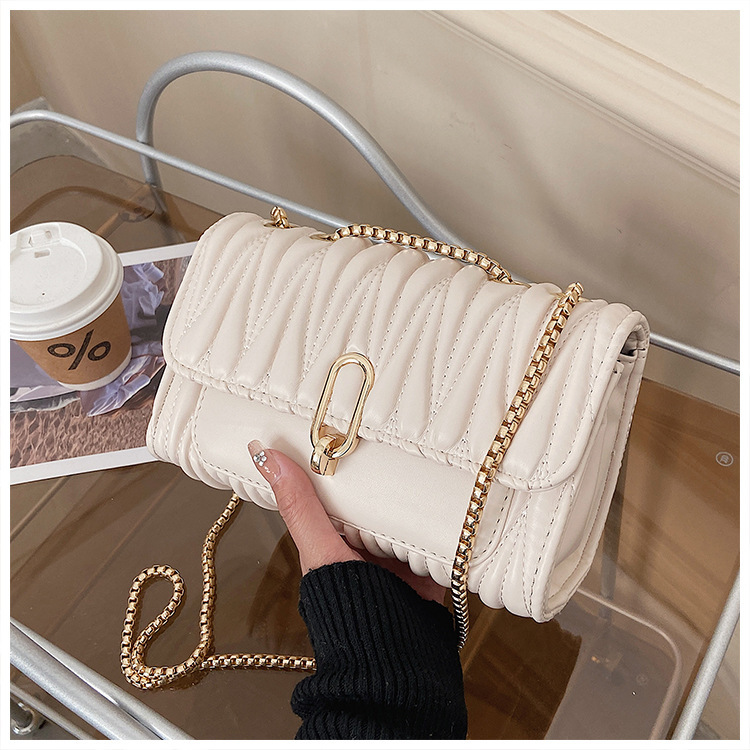 This Year's Popular Bags for Women 2025 New Trendy Fashion Versatile Crossbody Bag Pleated High-End Popular Handbag