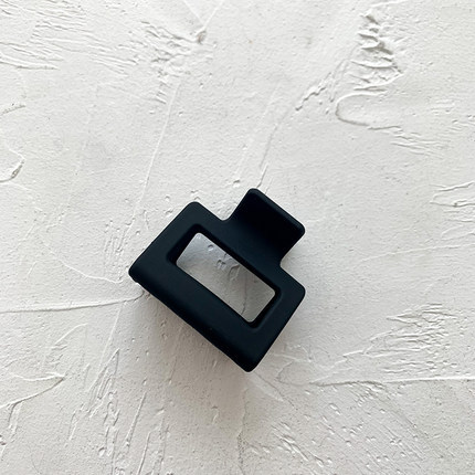 Clip de pelo negro pequeño clip de pelo femenino tocado Cabeza trasera horquilla alta Cola de Caballo horquilla fija clip de tiburón grande al por mayor