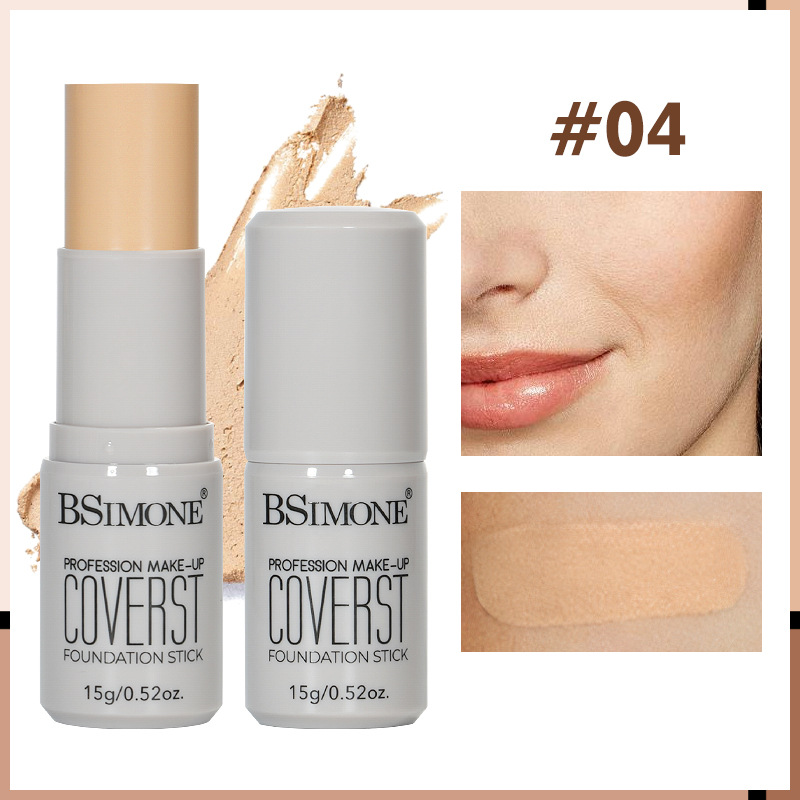 Barra de Base de Maquillaje Correctora, De Larga Duración, Corrector de Poros, para Maquillaje Facial