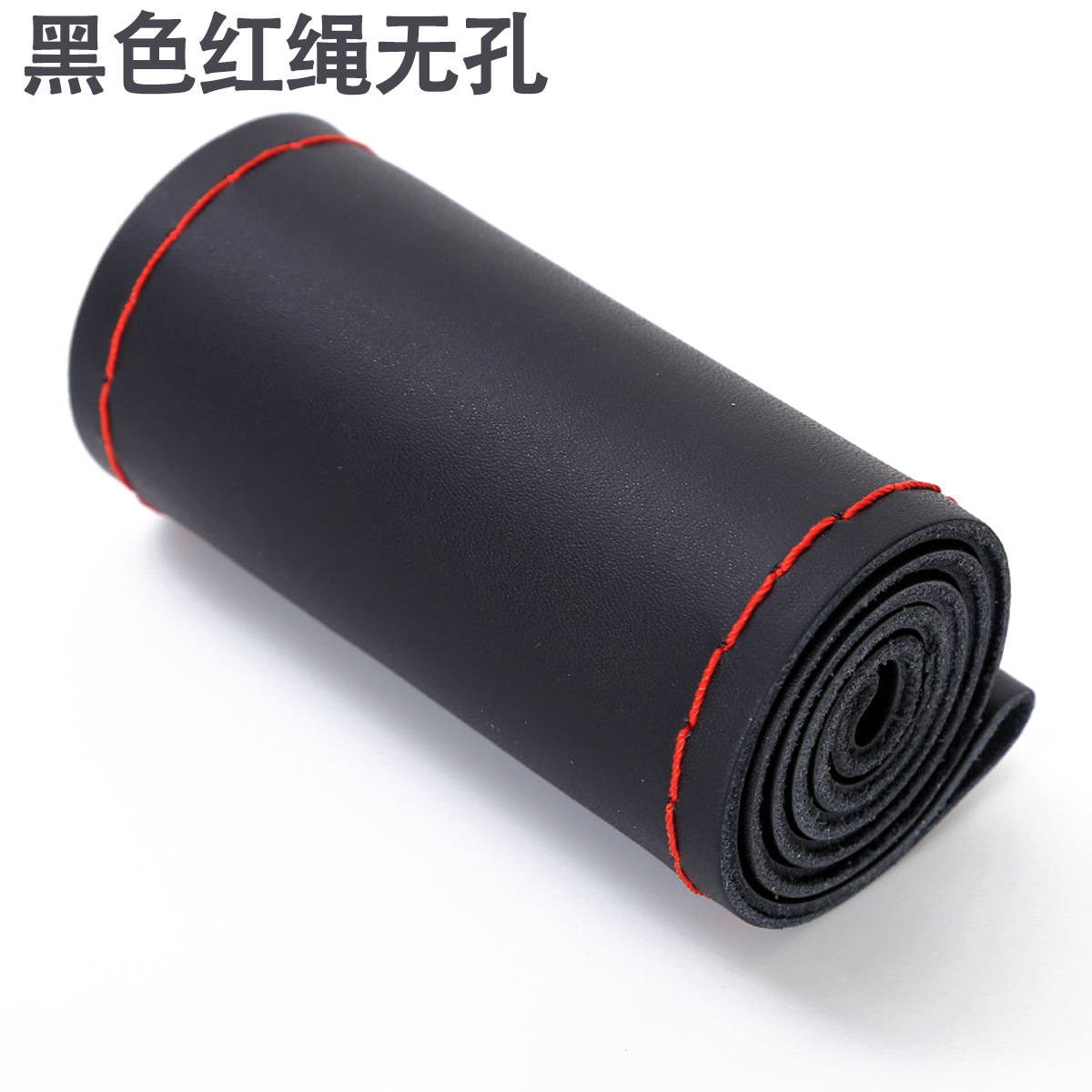 Fabricante de cubierta de volante de automóvil de fibra al por mayor de cuatro estaciones, cubierta de mango cosida a mano, nueva cubierta de cuero antideslizante y cómoda