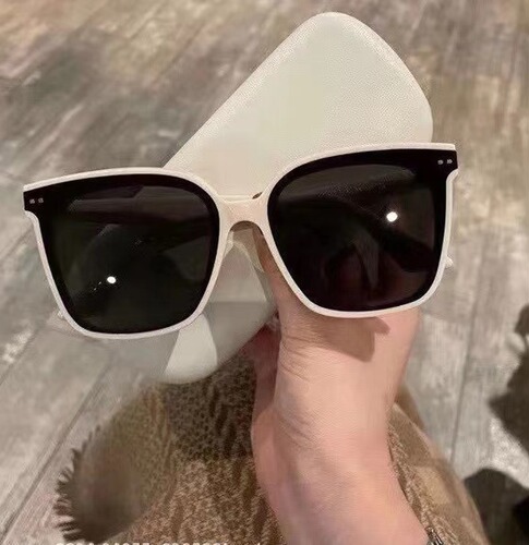 Sunglasses for Women  New Trendy Large Face Slimming Influencer Driving GM Aviator Sunglasses UV Protection High-end Style Ins