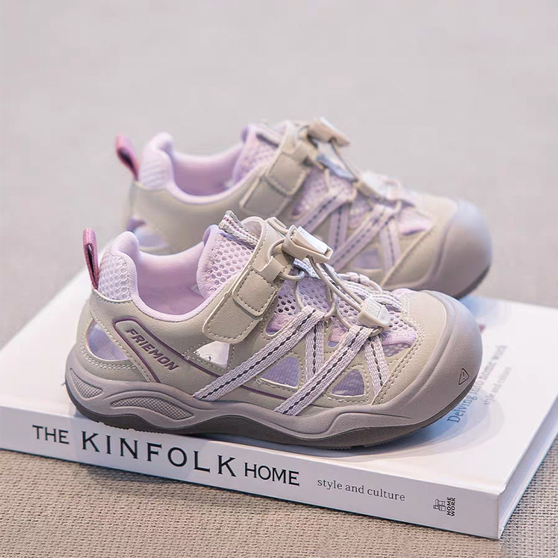 Zapatos deportivos casuales de estudiantes de niñas 2026 primavera y verano nuevos niños sandalias transpirables, zapatos de moda para niños mayores