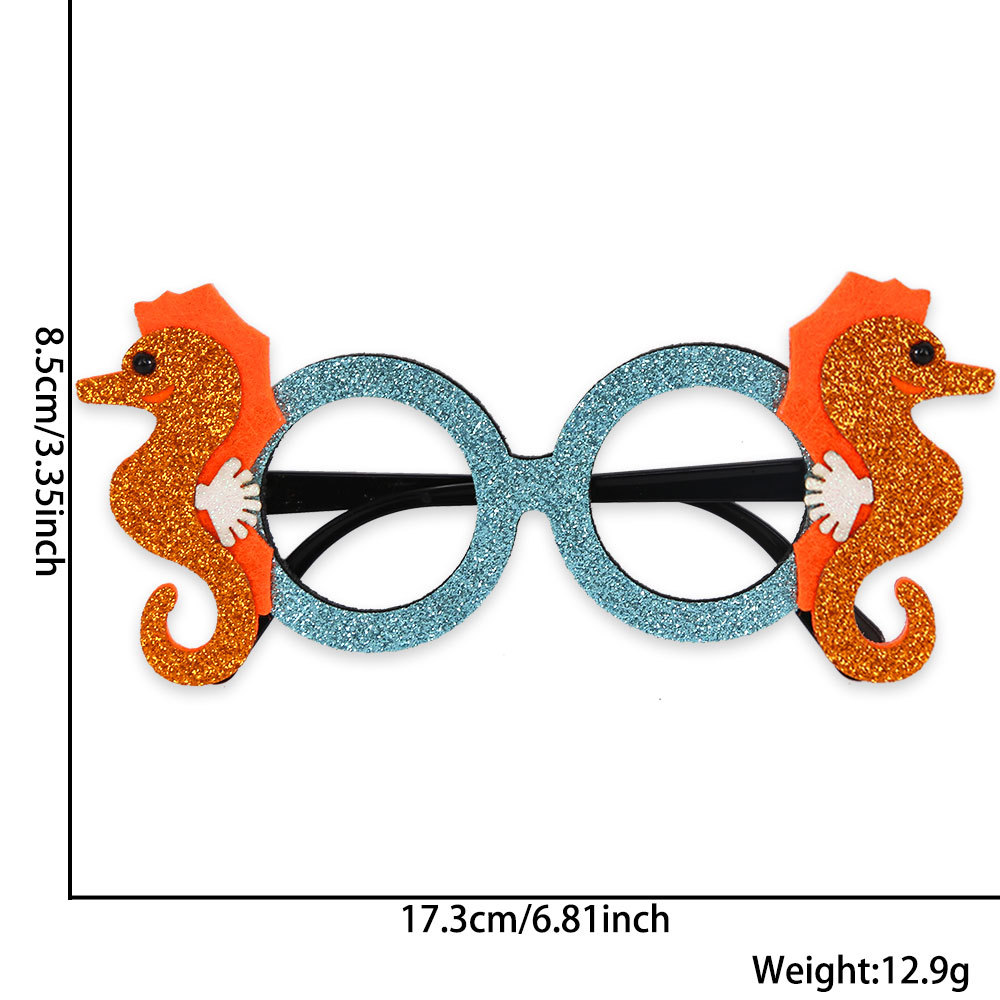 Nuevas gafas con temática del océano Mundo submarino Accesorios de fotografía de dibujos animados para niños Shark Tortuga Gafas de fiesta de cumpleaños image 10