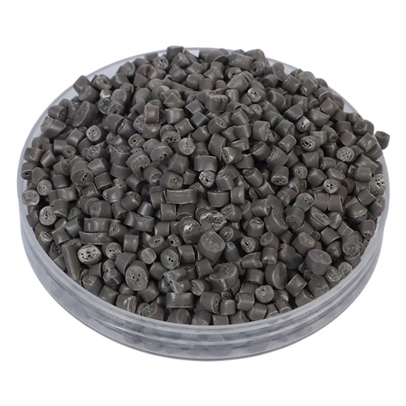 Гранулы ПНД черные низкого давления для литья под давлением, производства выдувных пленок, затеняющих сеток, сырье для выдувного формования, полиэтиленовые гранулы для мешков для мусора, переработанные.