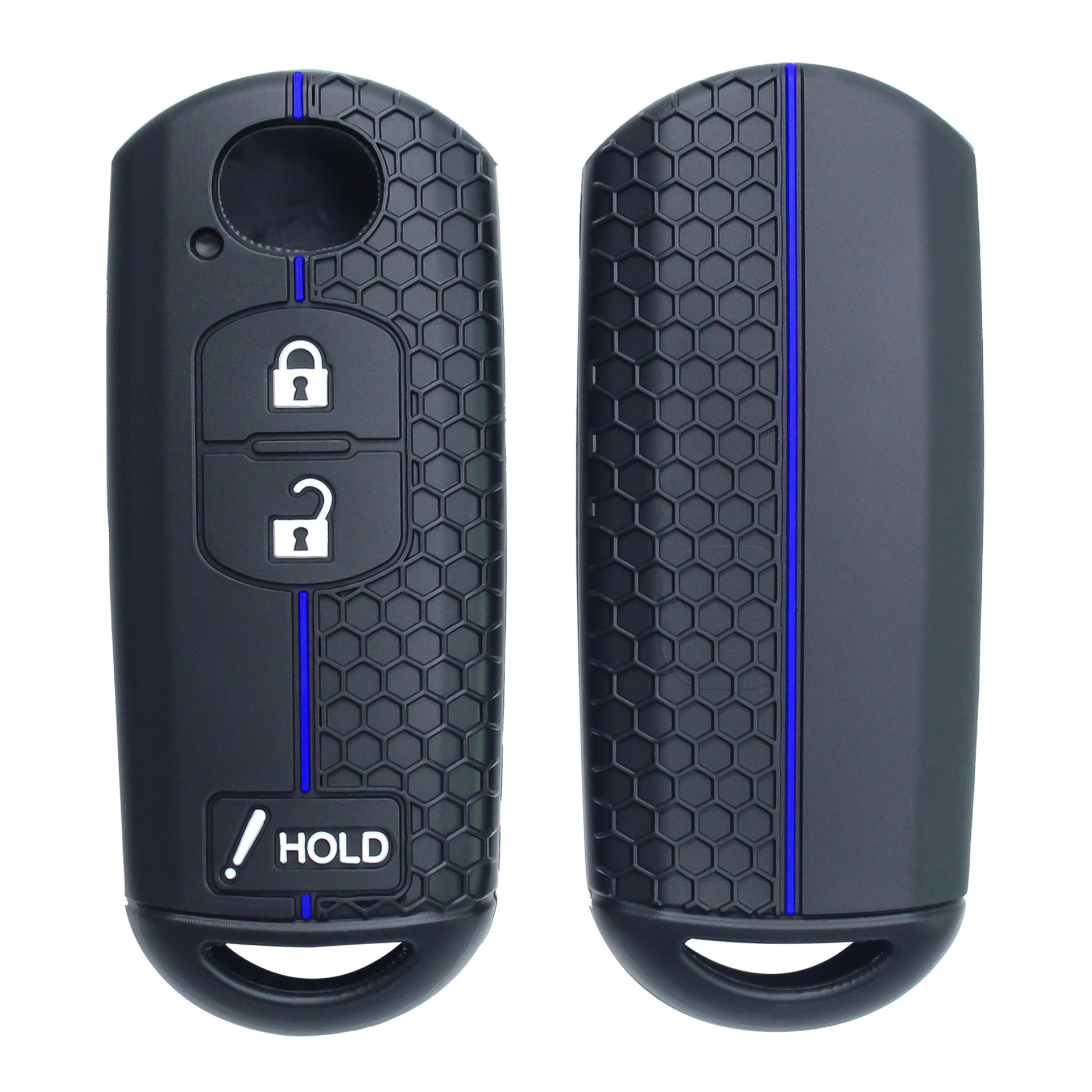 For Mazda Smart 3 Key Onksera Key Set Horse 6 Artez CX4CX5 Honeycomb Silicone Key Case