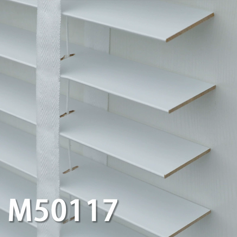Basswood Solid Wood Blinds (Fugelin) — 5 cm Slats, Custom Width & Height