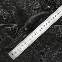 深渊大马士革折刀VG10折叠刀户外刀具口袋刀露营小刀工具刀求生刀