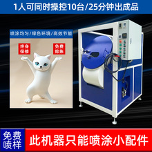 小型全自动喷油机喷漆烘干机小型加工设备塑胶玩具木制小物件喷涂