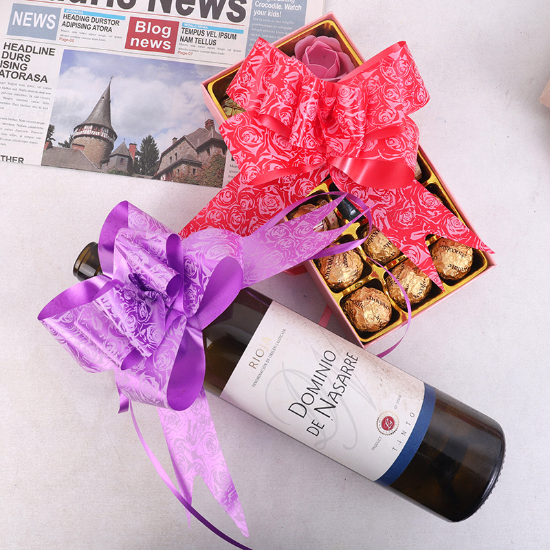 Fábrica directa casa de boda decoración de automóvil de boda mano de la flor de la puerta grande arco de la flor de la caja de regalo de embalaje de flores