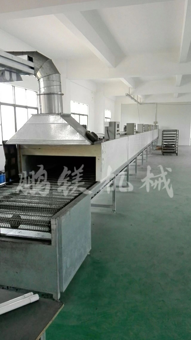 转让二手隧道炉25米长不锈钢网带1160宽炉2500米一节8个炉盖