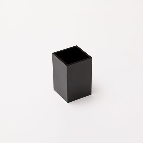 Unprinted style transparent acrylic pen holder student stationery storage box simple personalized desktop debris storage box
