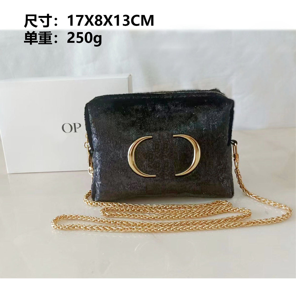 新しい化粧品バッグ、国内向けピンクのスペースコットン、超柔らかさ、ポータブル、高級ハンドバッグ、化粧品収納バッグ