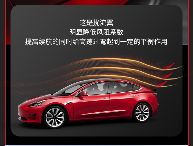 Suitable for the New Version! Tesla Rear Wing Model3/Y Real Carbon Fiber Dry Carbon Spoiler Modified P Version Suitable