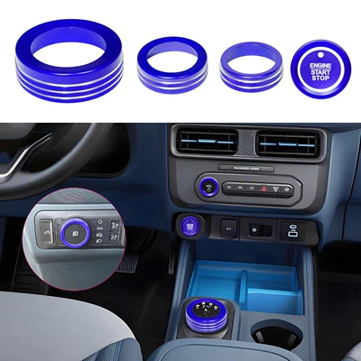 Suitable for 22-24 Ford Other Automotive Interior Supplies - 25-mavericks-maverick-blue-5-piece-set