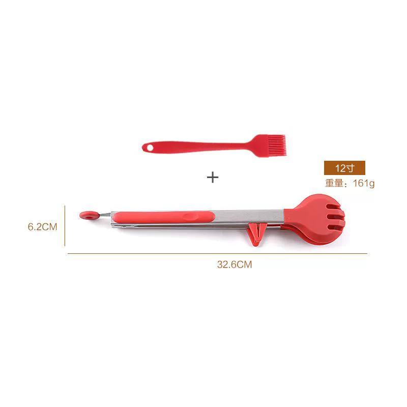 Расширенные силиконовые зажимы, термостойкие, бытовые кухонные зажимы, защита от ошпаривания лапши, хлеб, барбекю, зажимы для пищи