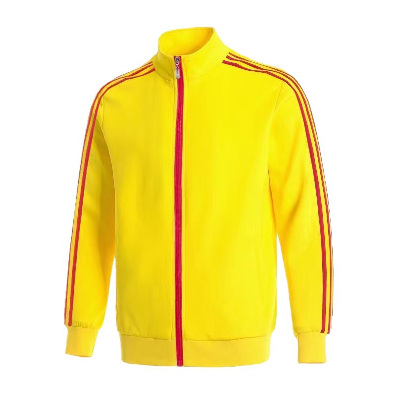 Primavera y otoño transfronterizos chaquetas deportivas parejas americanas de moda casuales de tres barras suéter chaqueta de béisbol de mujer