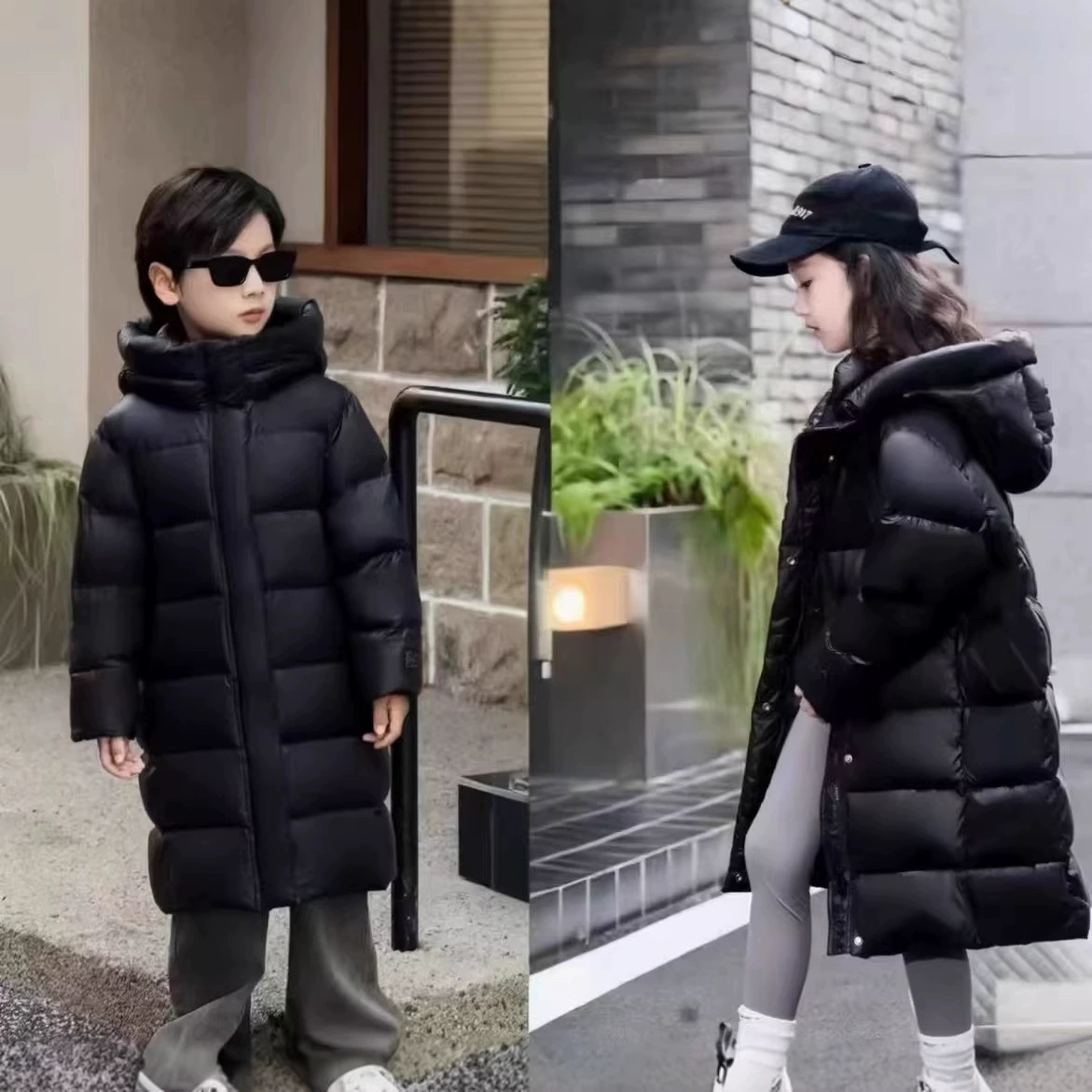 Холодостойкая одежда средней длины, самонагревающаяся бархатная шелковая одежда черного золота, теплая и модная семейная верхняя одежда, выше колена, длинная и утолщенная, облегающая посадка.