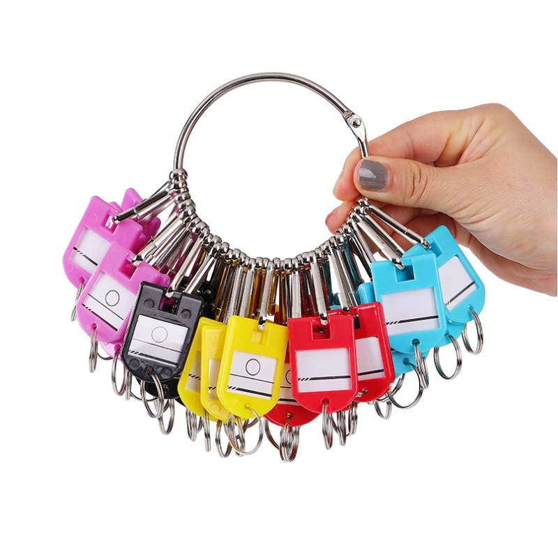 Key tray key chain key induction management classification mark